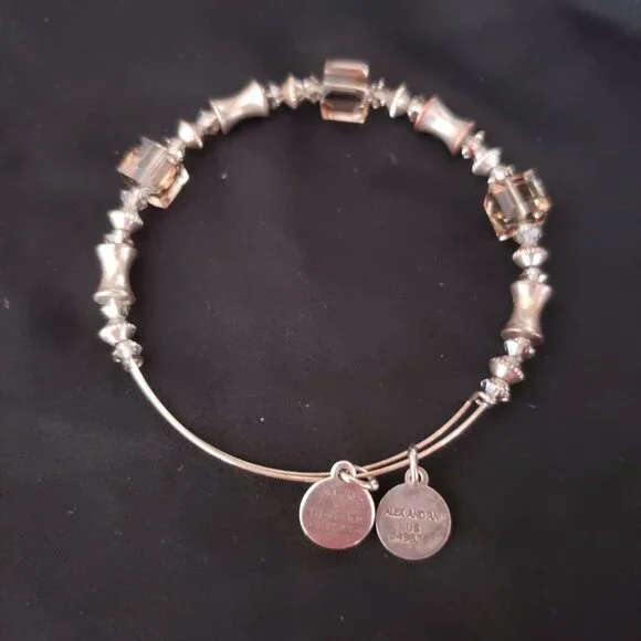 Alex and Ani Beaded Charm Bangle Express Your self LOVE A 357 - Picture 3 of 4